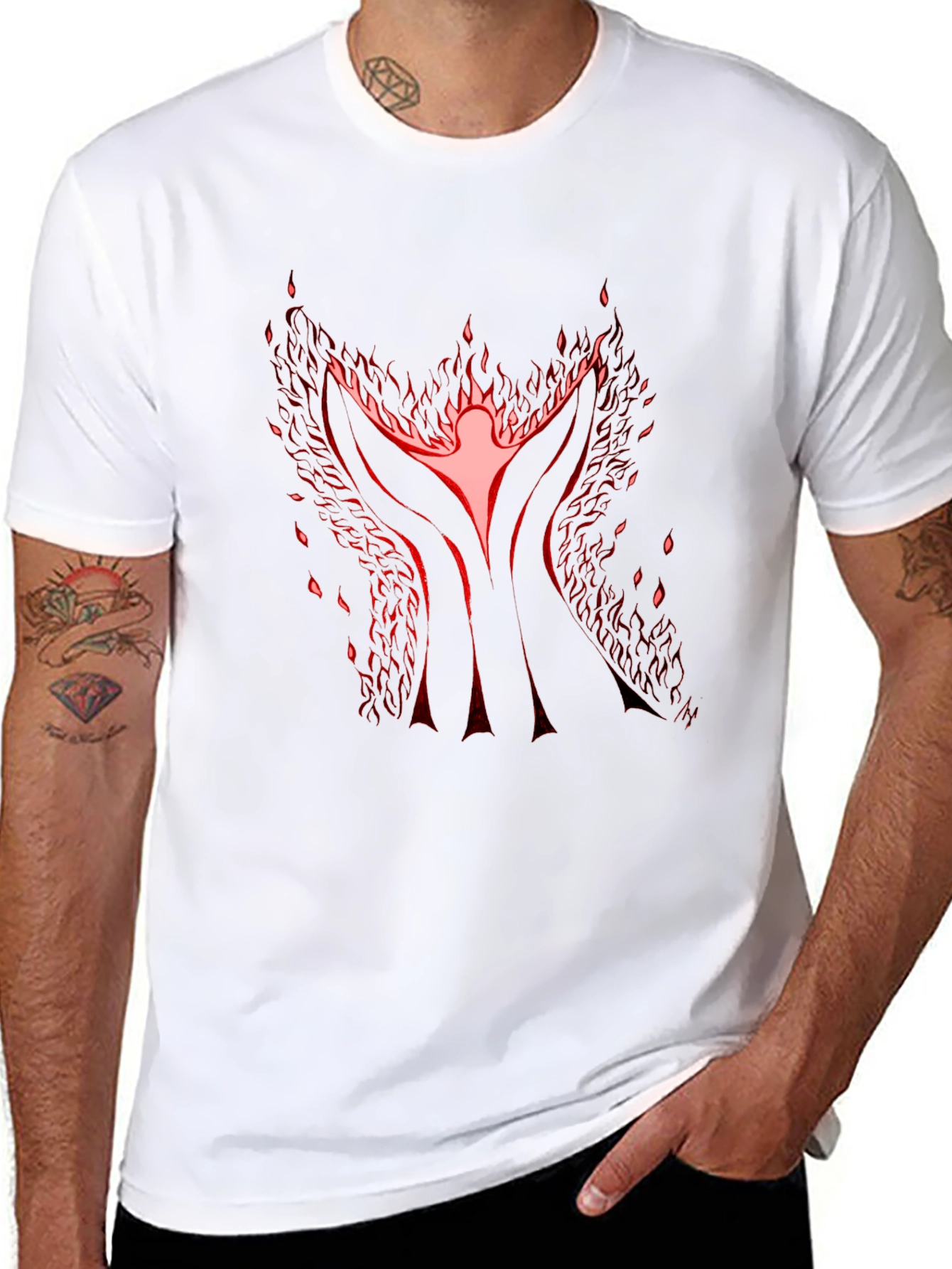 Phoenix Rising Black T-Shirt - Bold Graphic Tee