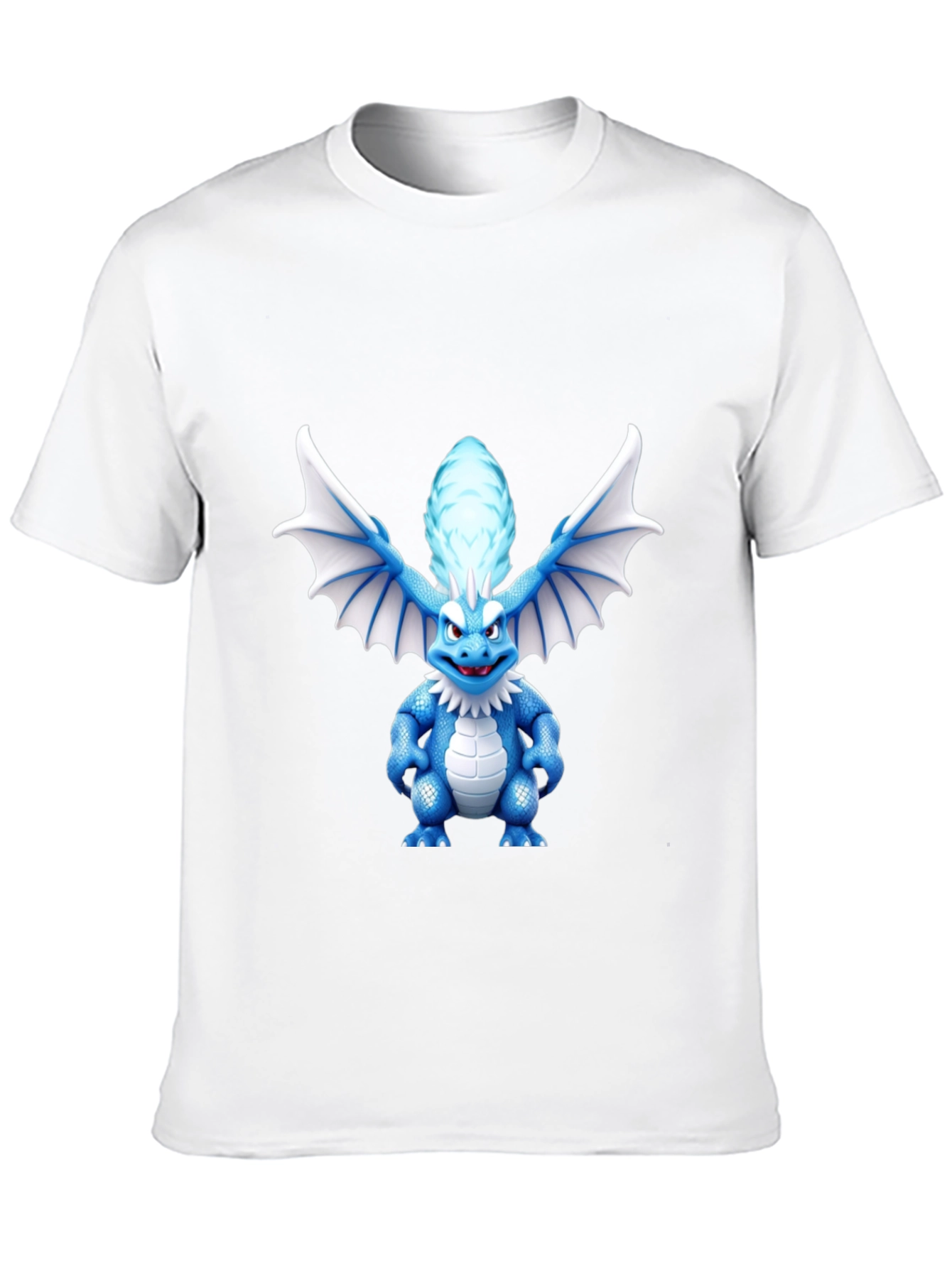 Dragon Cartoon Graphic Tee - Black Unisex Shirt