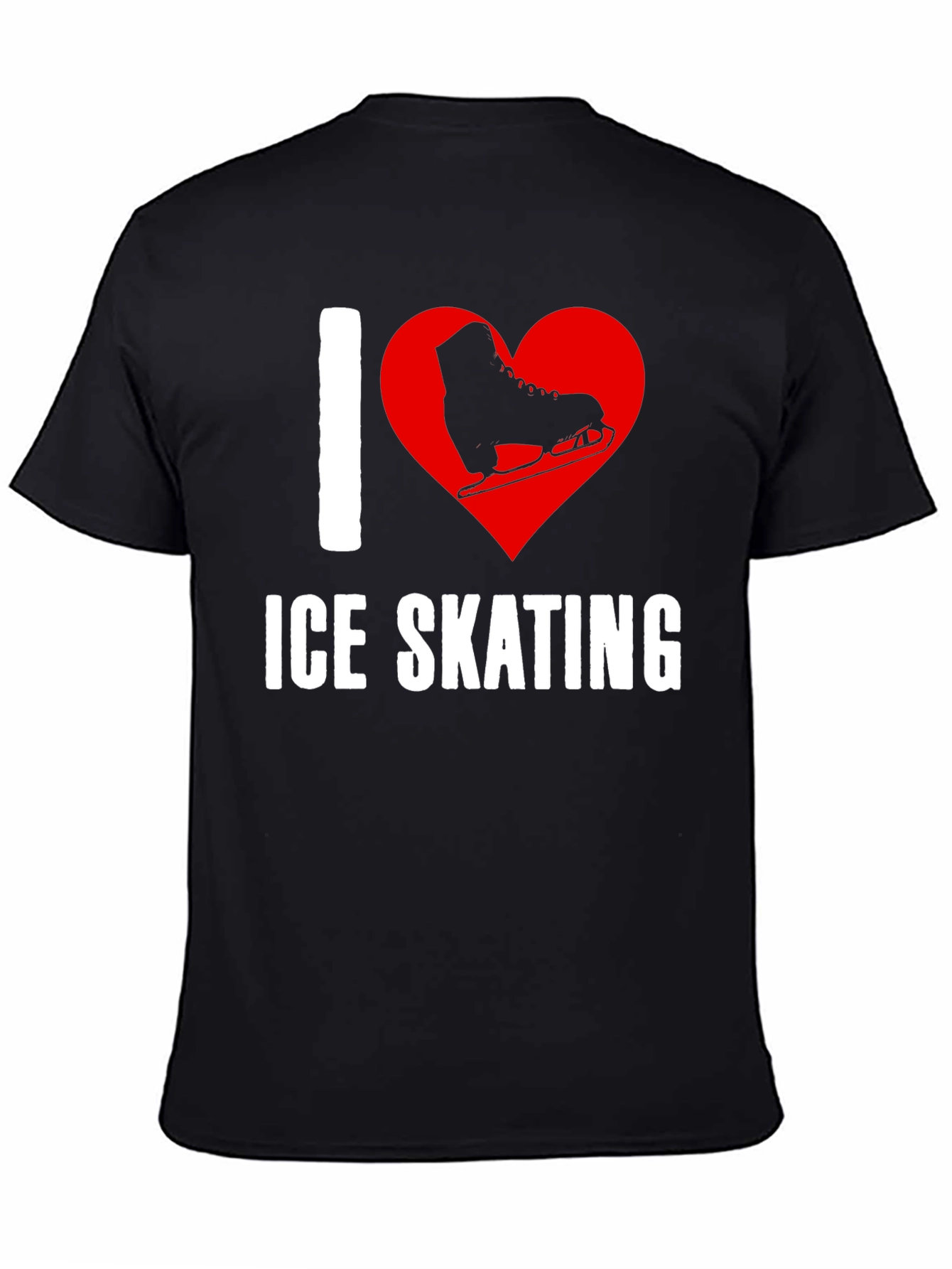 I Heart Ice Skating Graphic T-Shirt