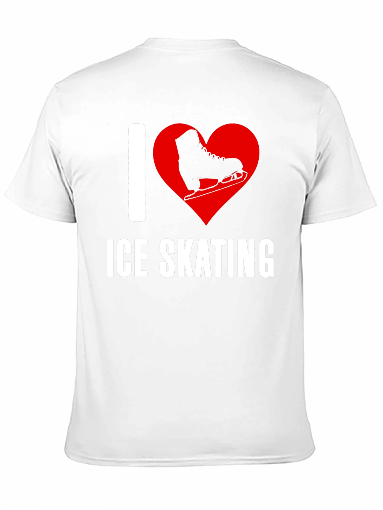 I Heart Ice Skating Graphic T-Shirt