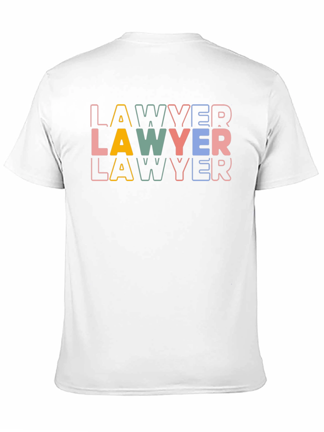 Lawyer Retro Graphic Tee - Black Cotton T-Shirt