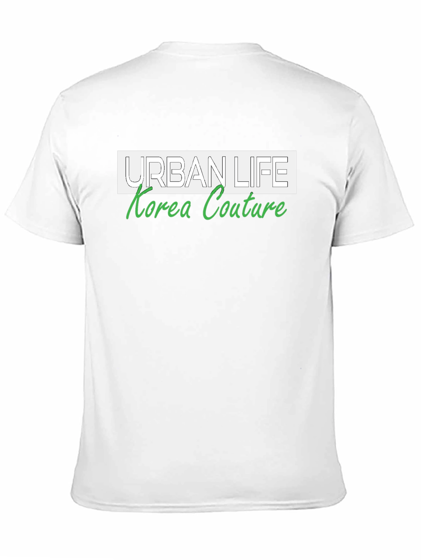 Urban Life Korea Couture Black Graphic Tee
