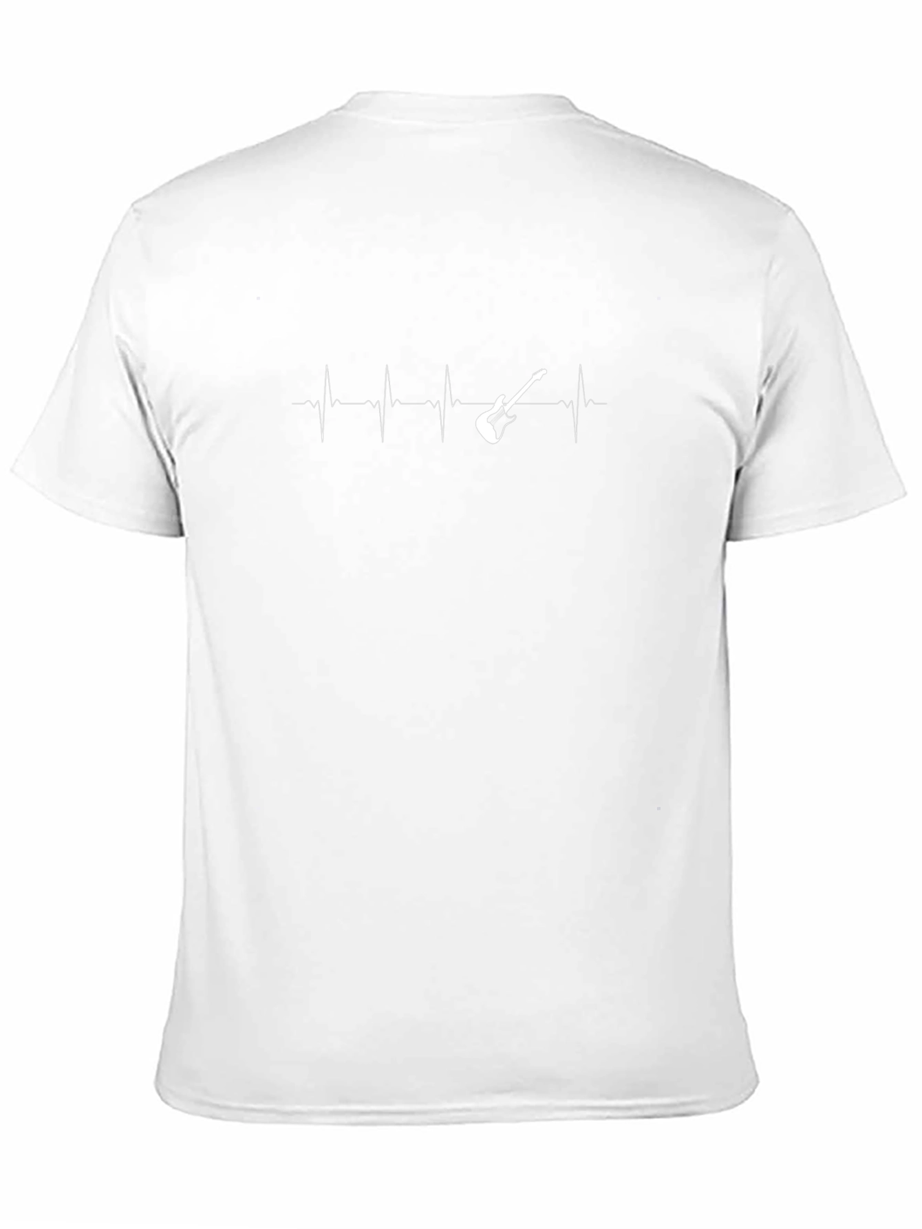 Guitar Heartbeat T-Shirt - Musicians Pulse Tee
