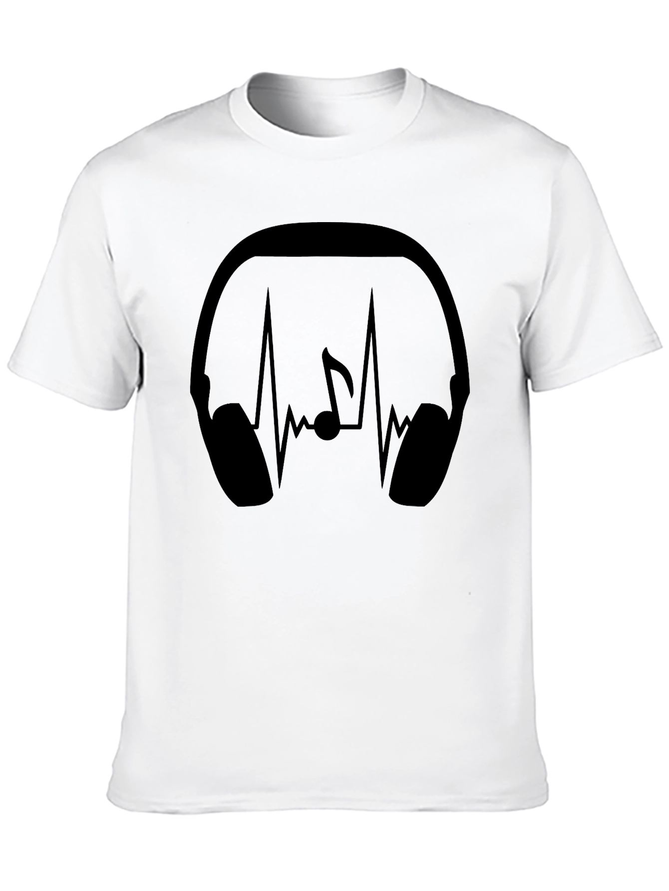 Music Lover Black Graphic Tee