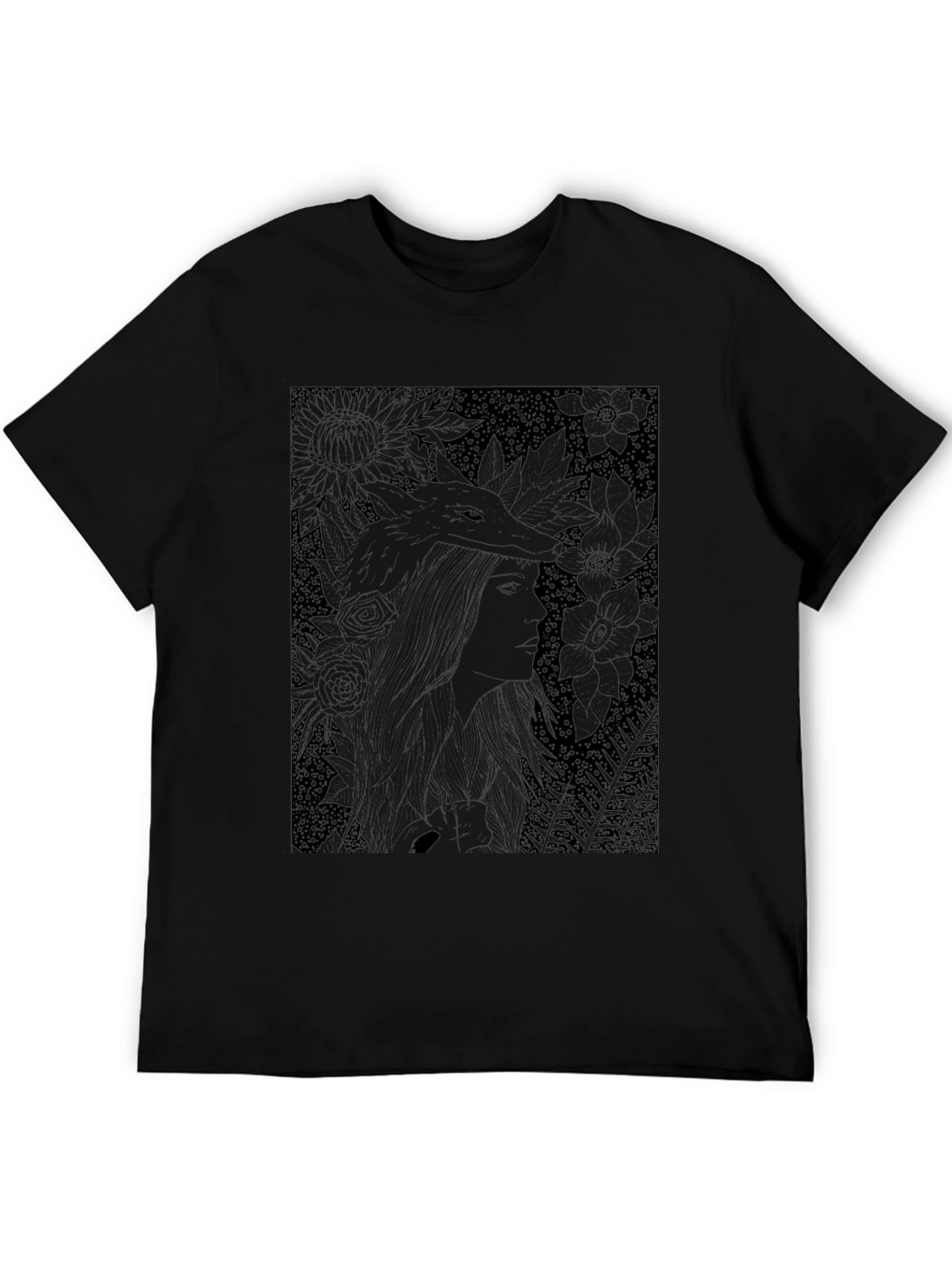 Nature Woman Black T-Shirt
