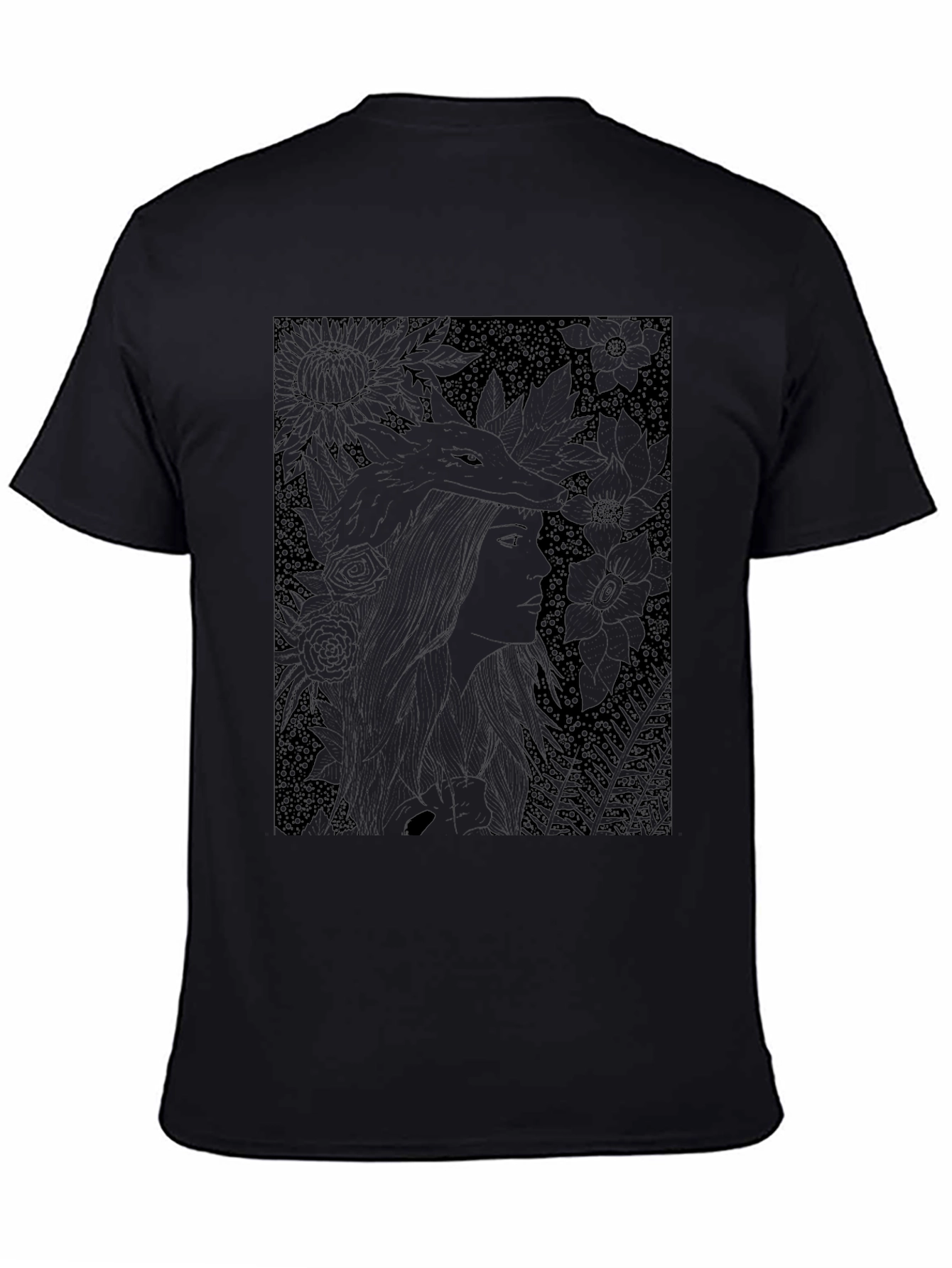 Nature Woman Black T-Shirt