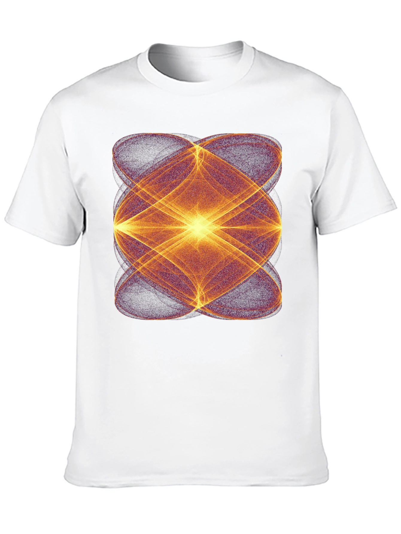 Abstract Geometric Black T-Shirt