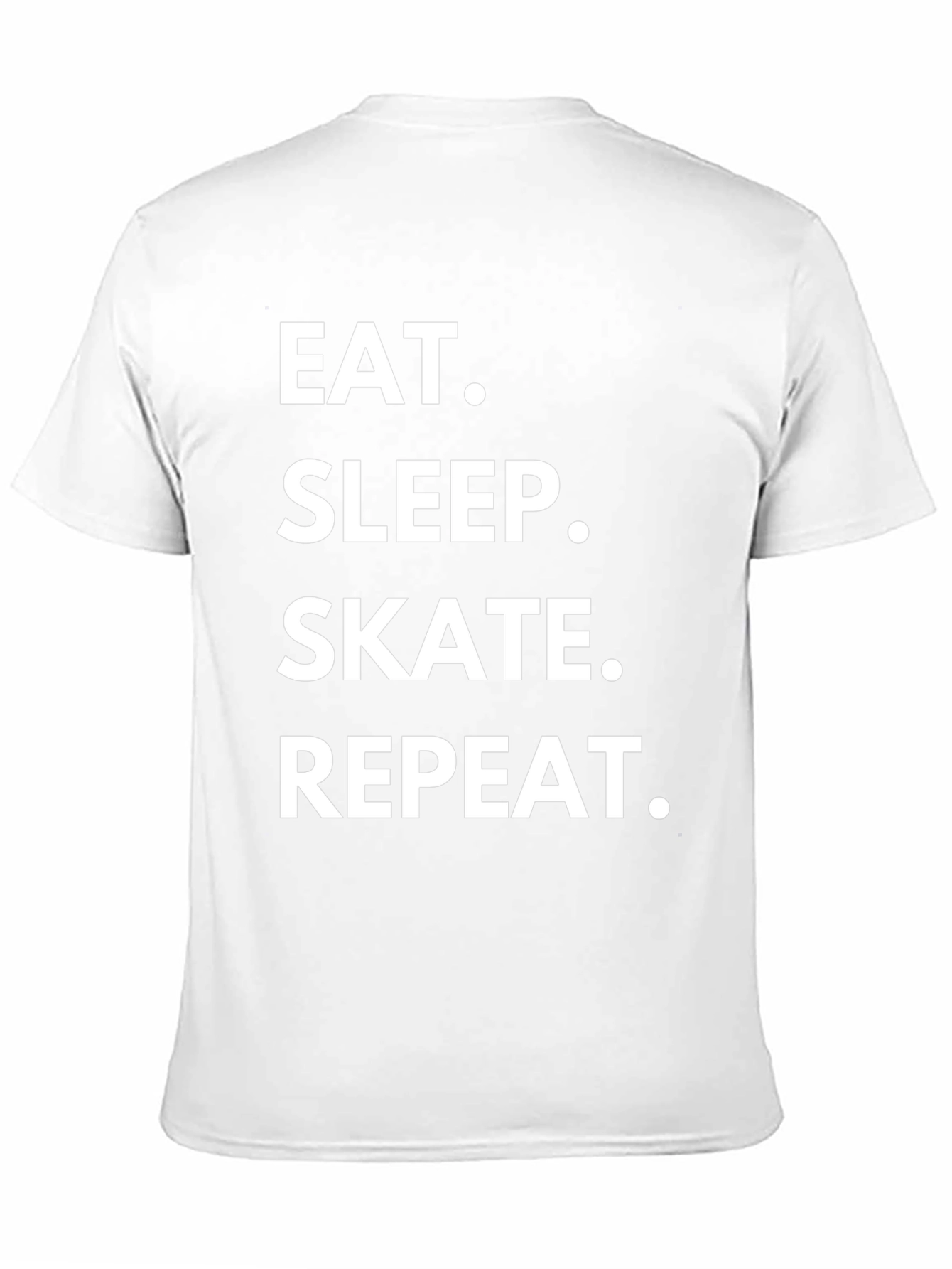 Eat Sleep Skate Repeat Black T-Shirt