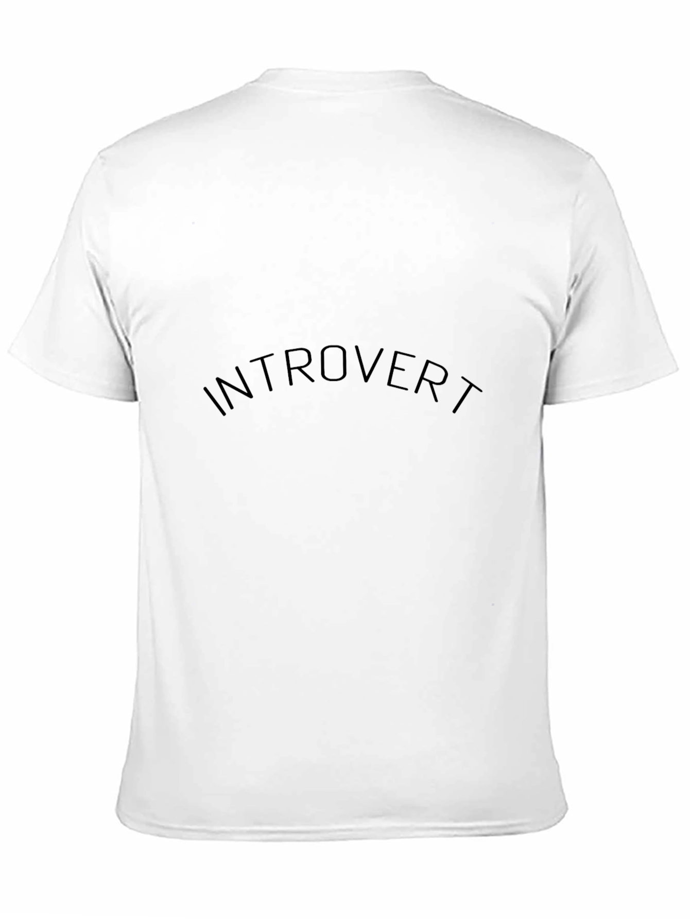 Introvert Graphic Tee - Classic Black Comfort