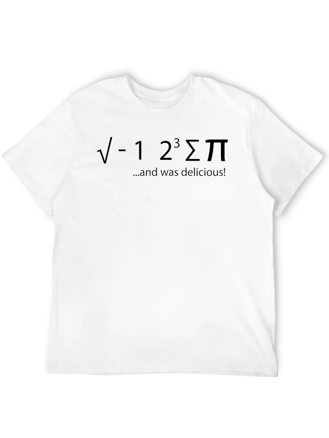 Math Humor T-Shirt - I ate some pi