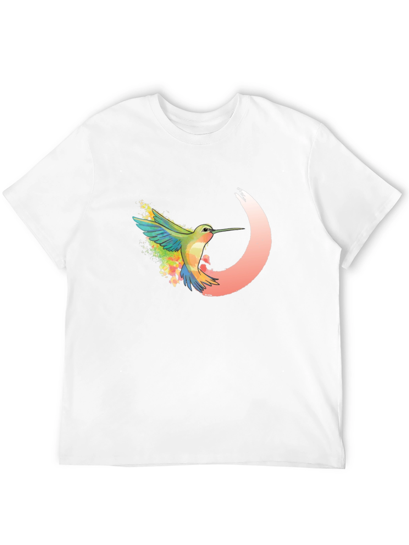 Hummingbird Graphic Black T-Shirt