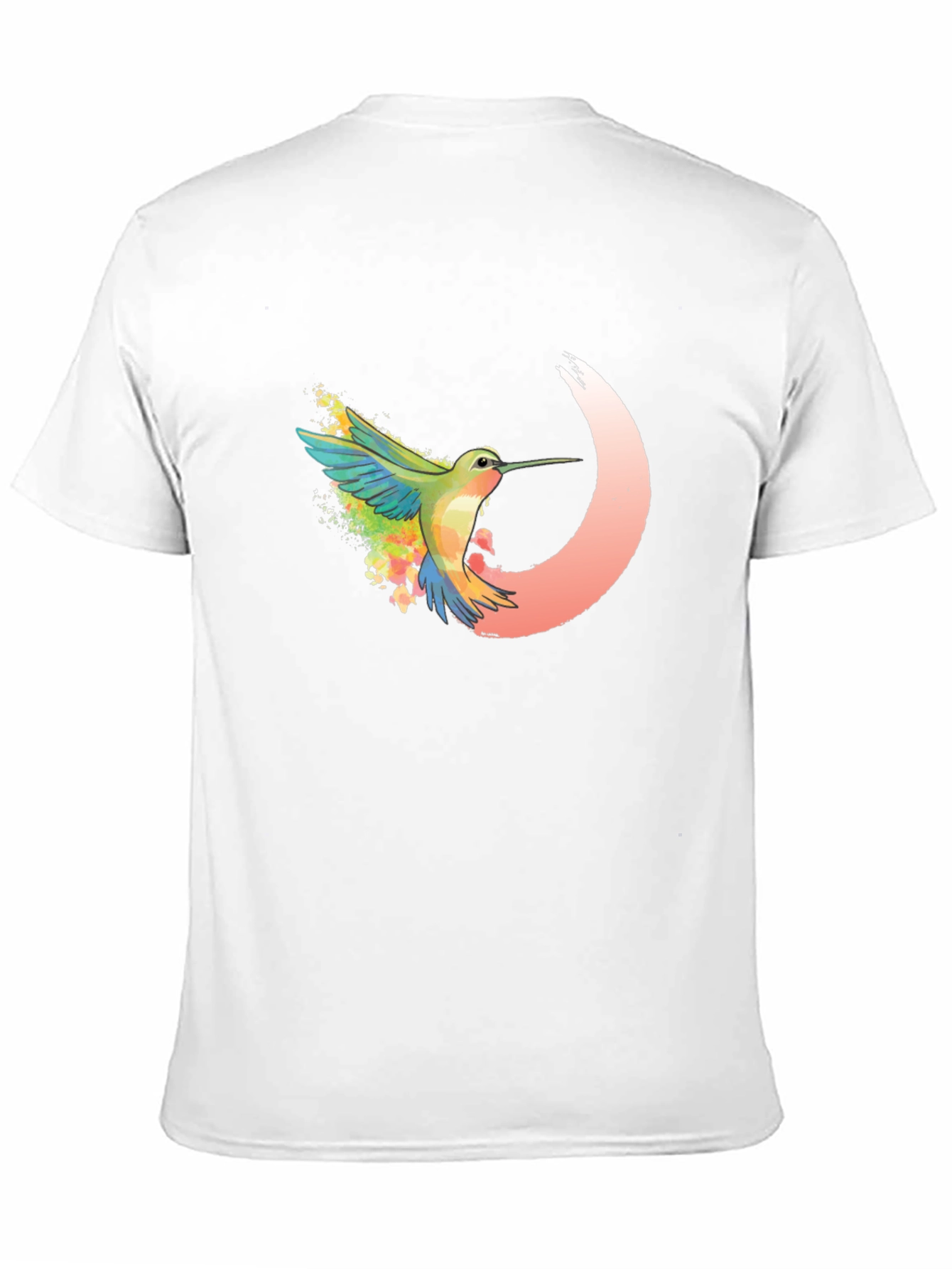 Hummingbird Graphic Black T-Shirt