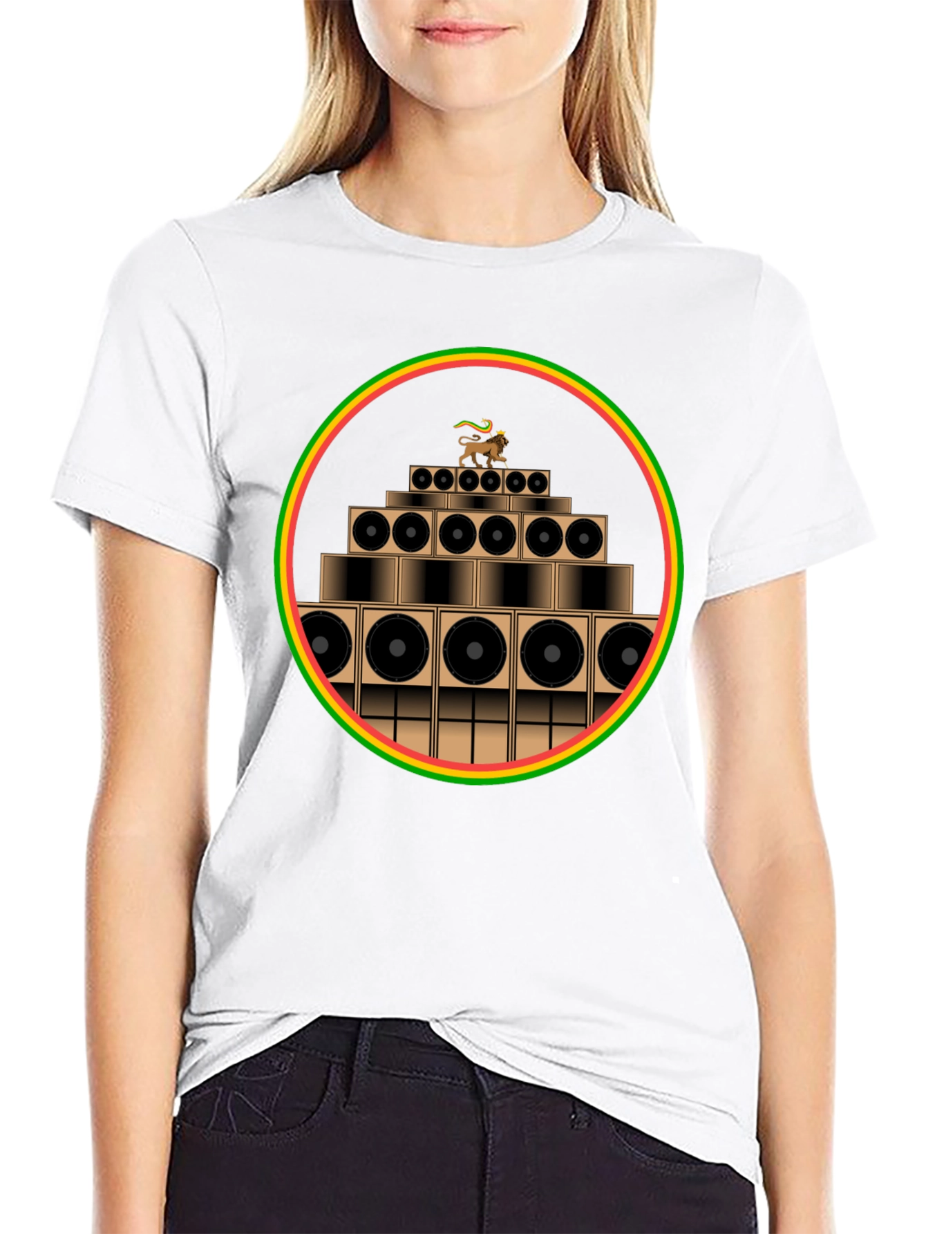 Rasta Sound System Graphic T-Shirt