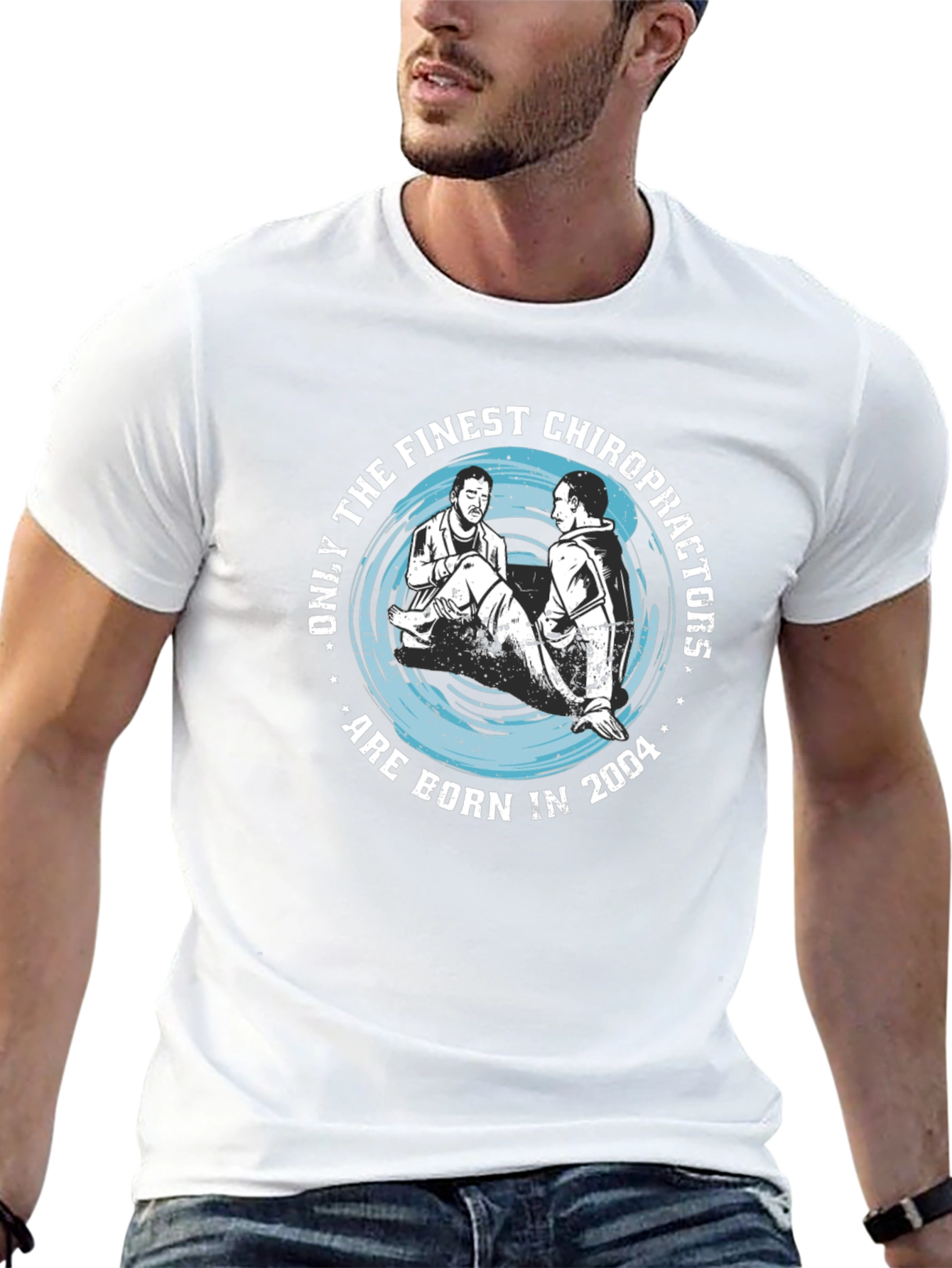 Finest Chiropractors Born in 2004 Black T-Shirt