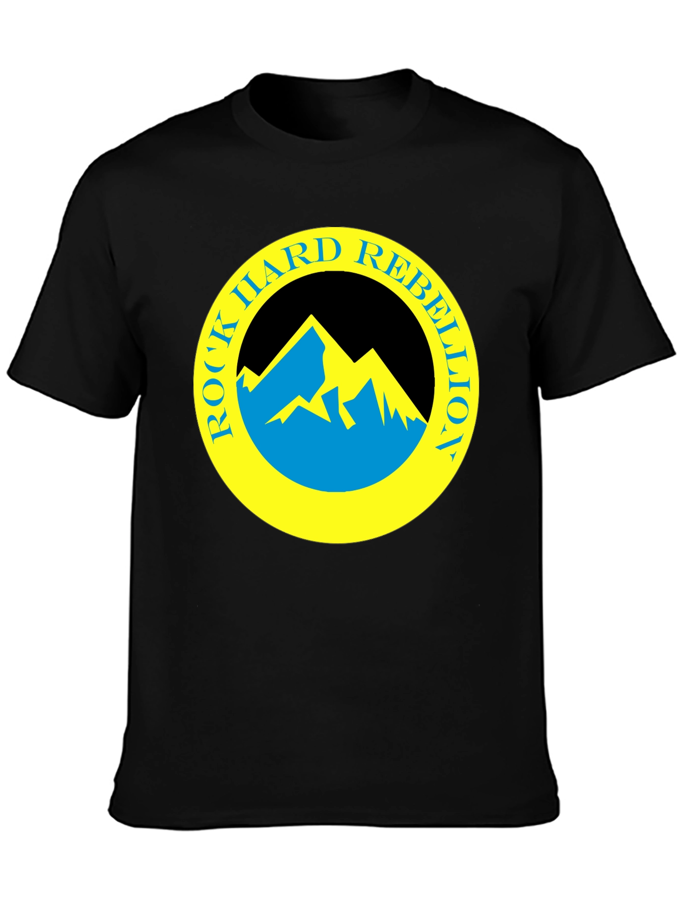 Rock Hard Rebellion Graphic Tee - Black
