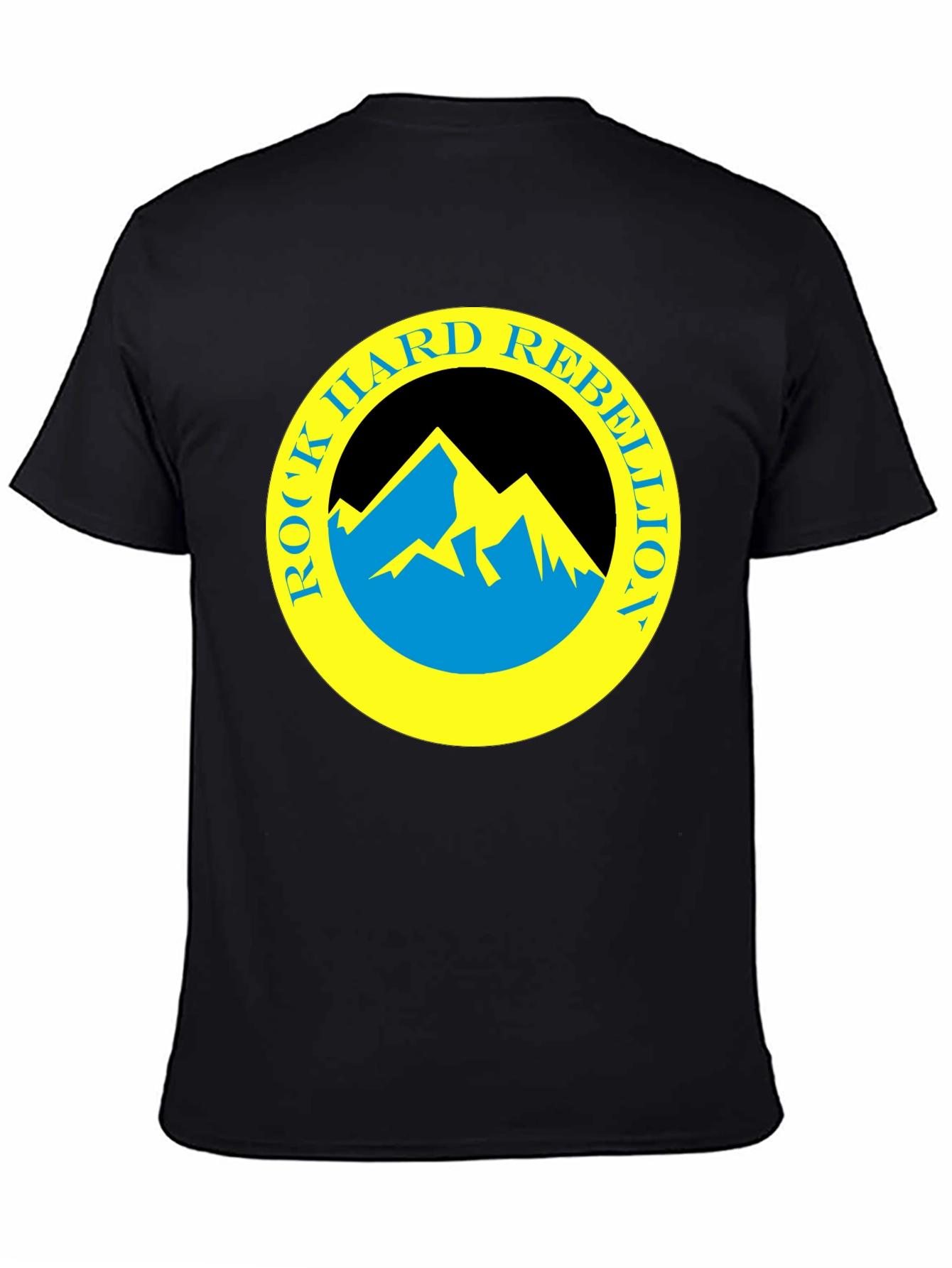 Rock Hard Rebellion Graphic Tee - Black