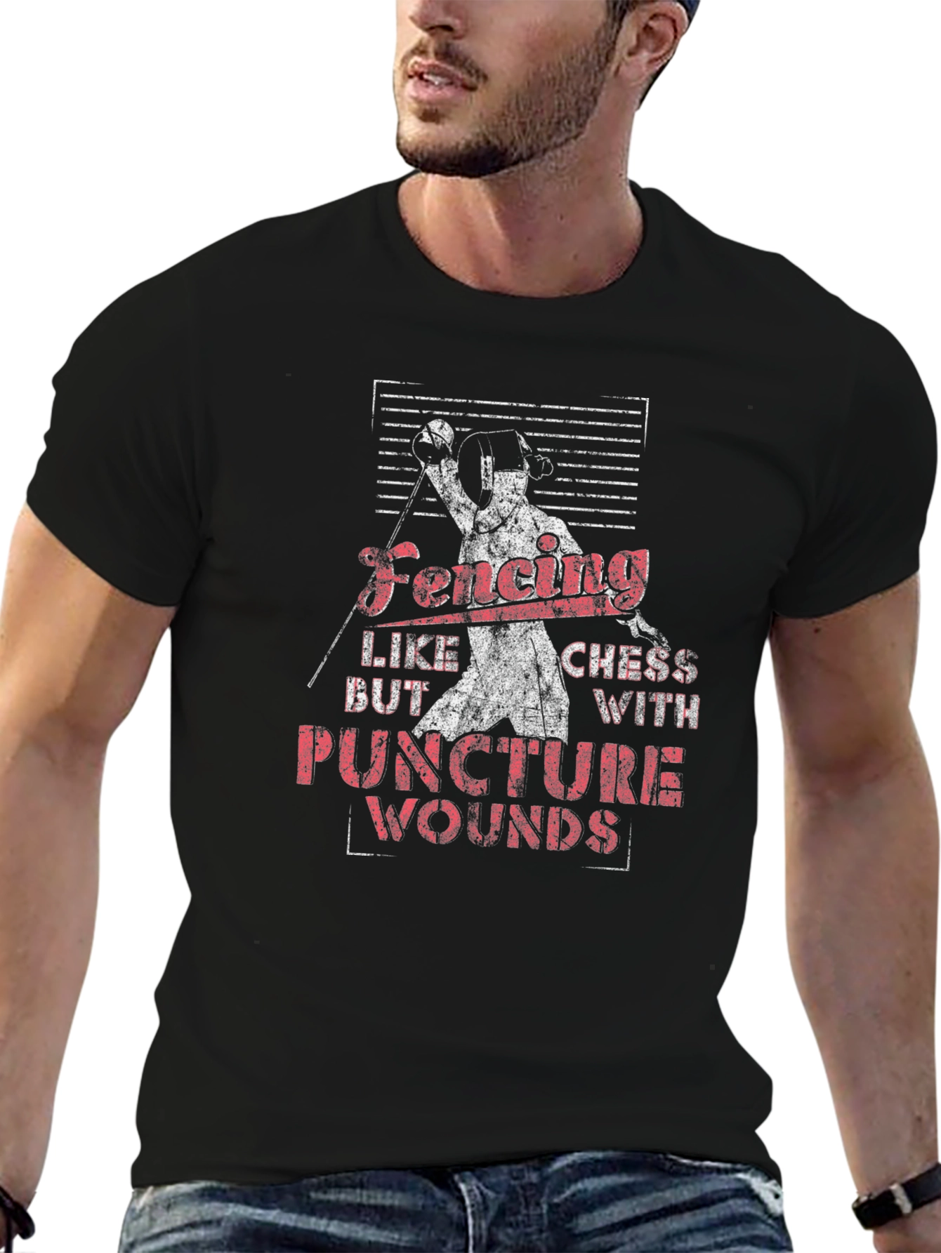 Fencing Chess Puncture Wound T-Shirt