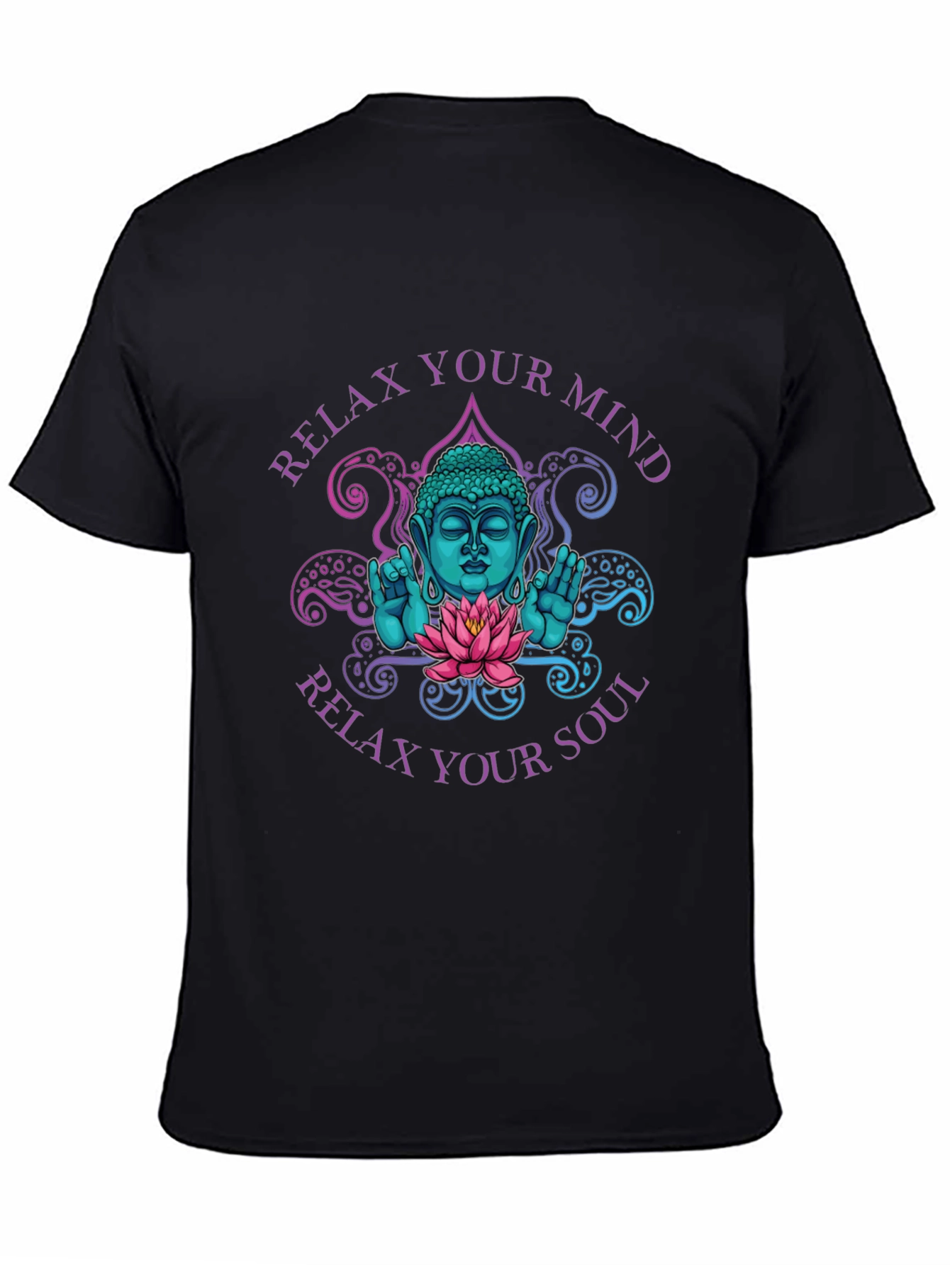 Relax Mind Soul Buddha Graphic Tee