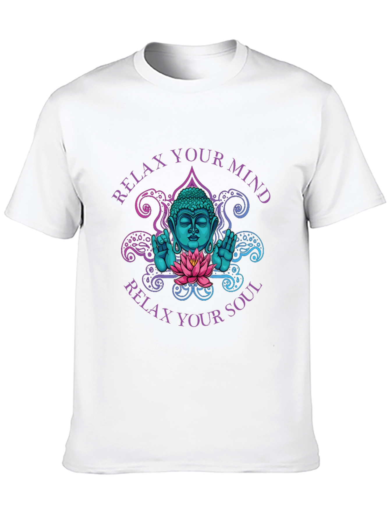 Relax Mind Soul Buddha Graphic Tee