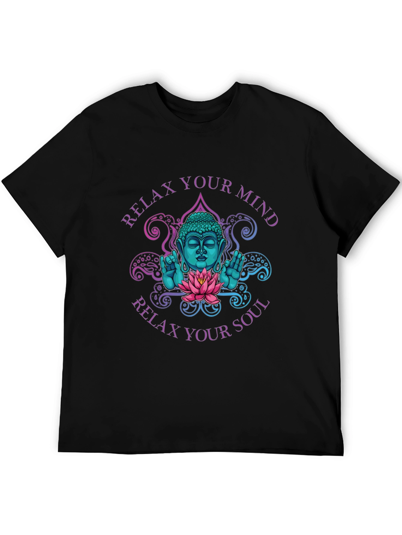 Relax Mind Soul Buddha Graphic Tee