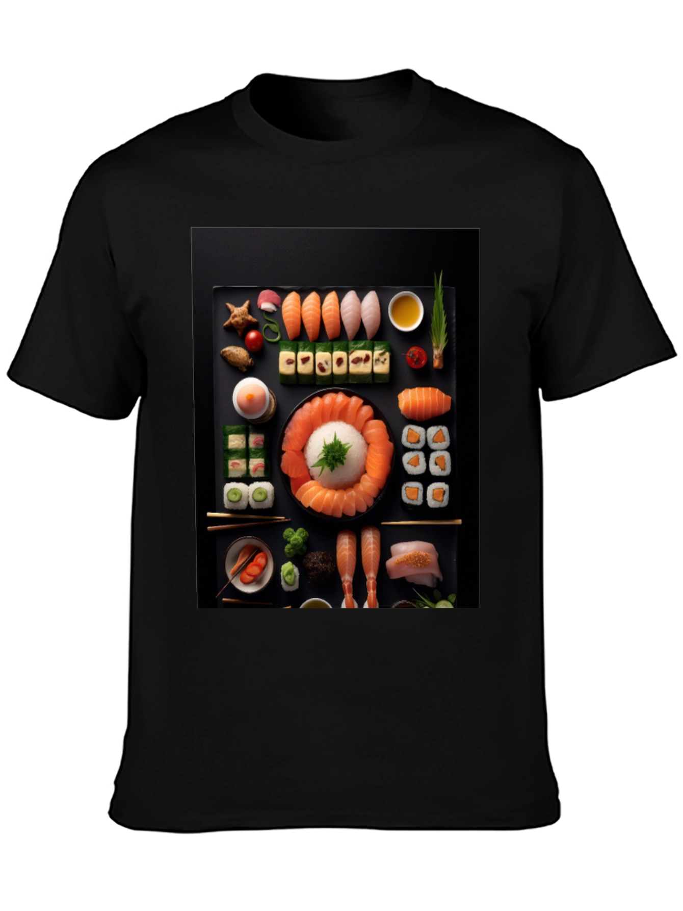 Sushi Graphic Tee - Foodie Fashion