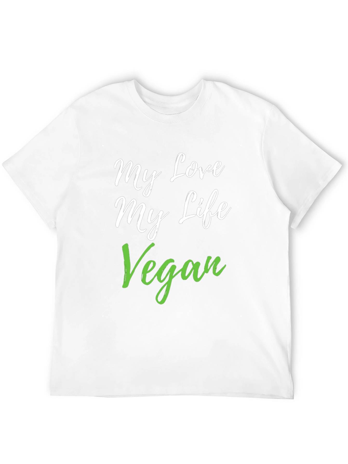 My Love My Life Vegan Black T-Shirt