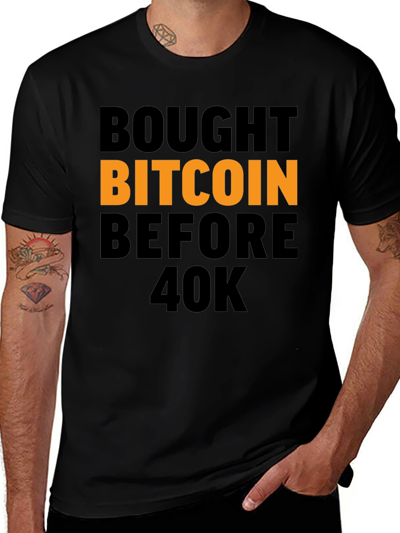 Bitcoin Investor Tee - Bought Before 40K