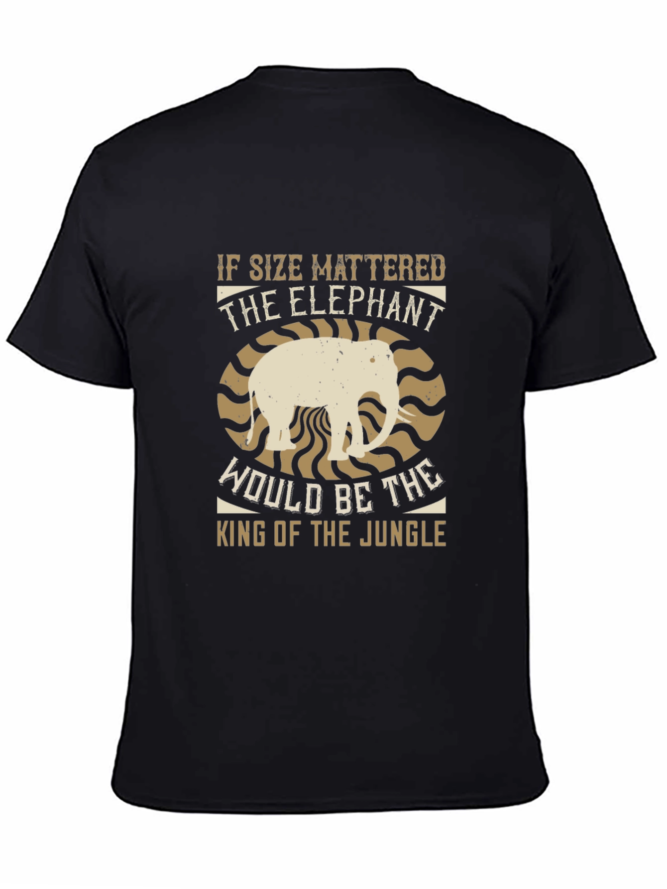 Elephant King of the Jungle Graphic Tee