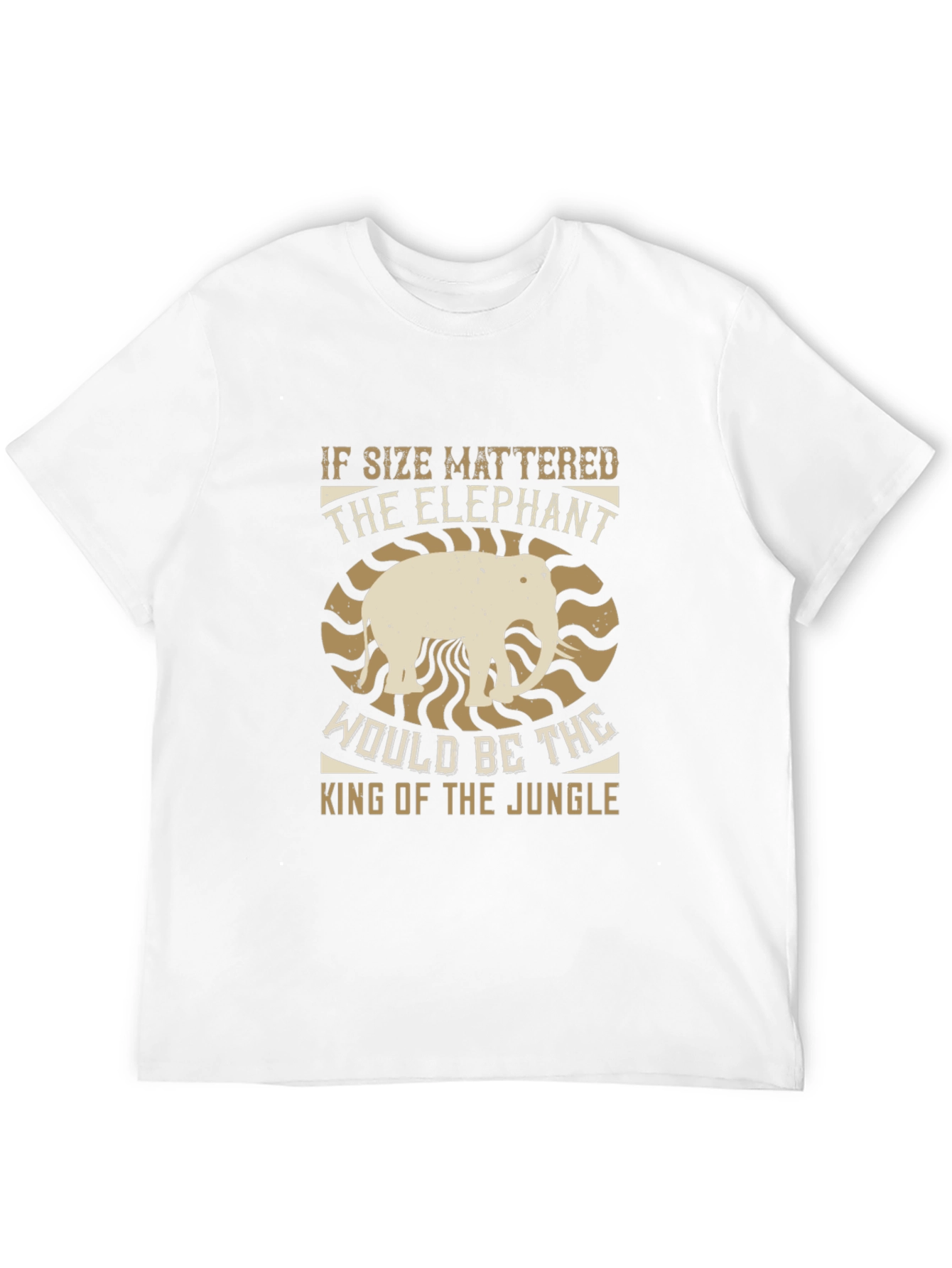 Elephant King of the Jungle Graphic Tee