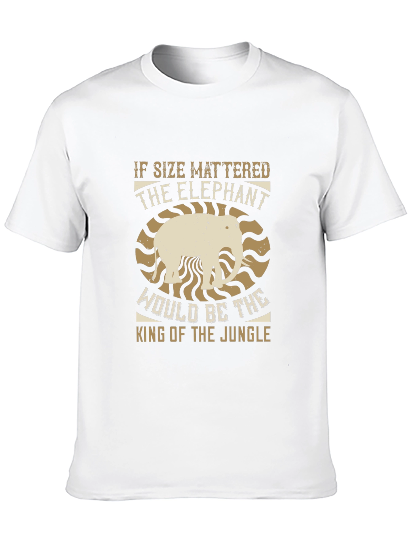 Elephant King of the Jungle Graphic Tee