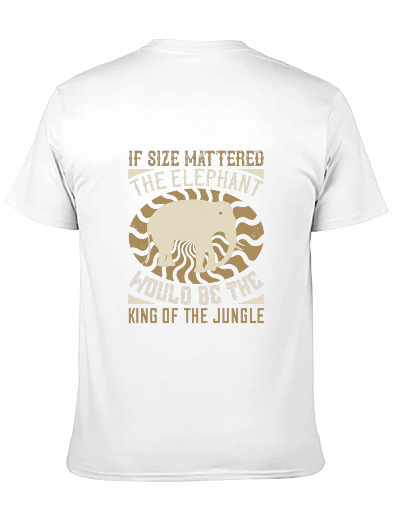 Elephant King of the Jungle Graphic Tee