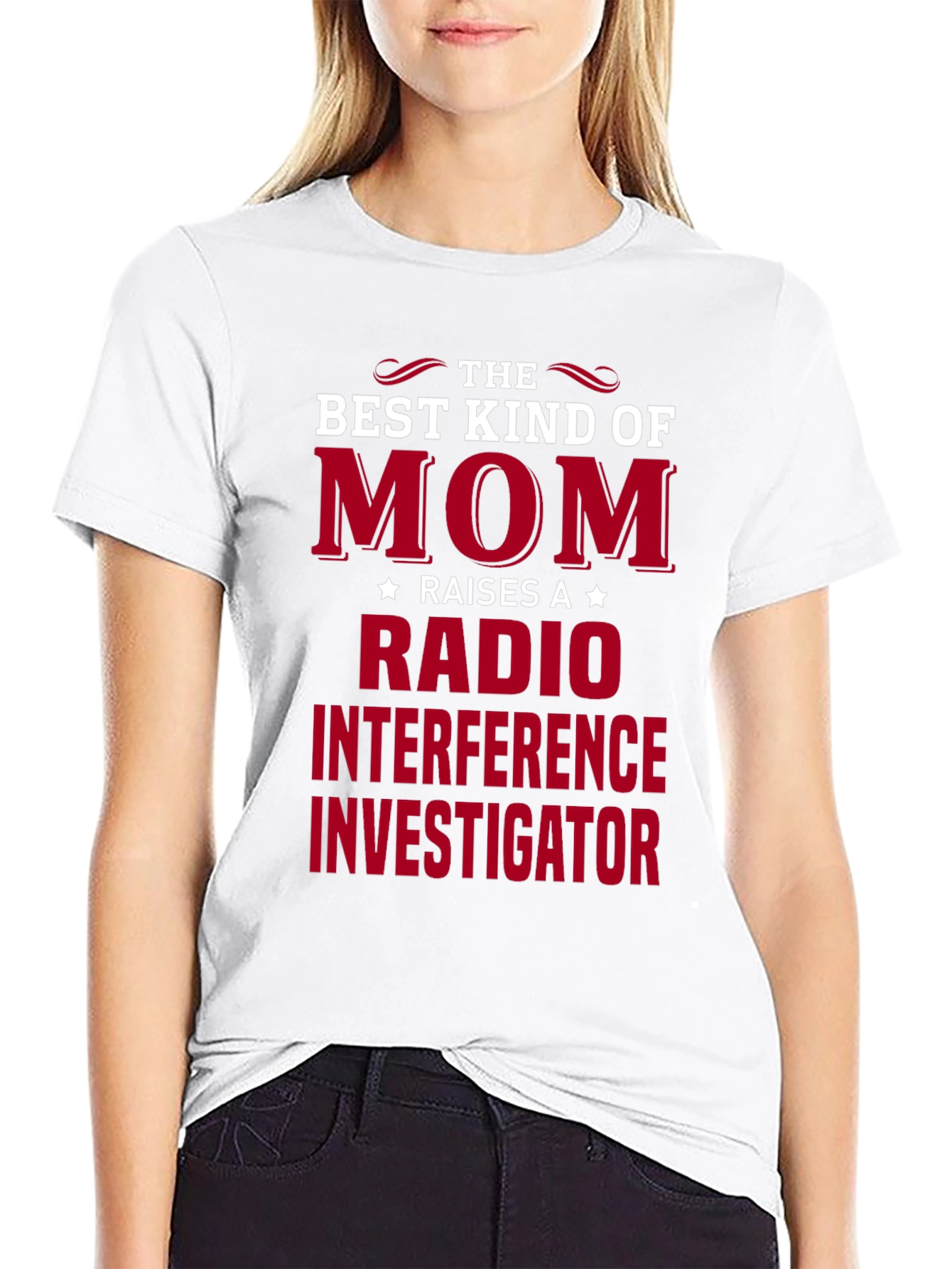 Radio Interference Investigator Mom T-Shirt