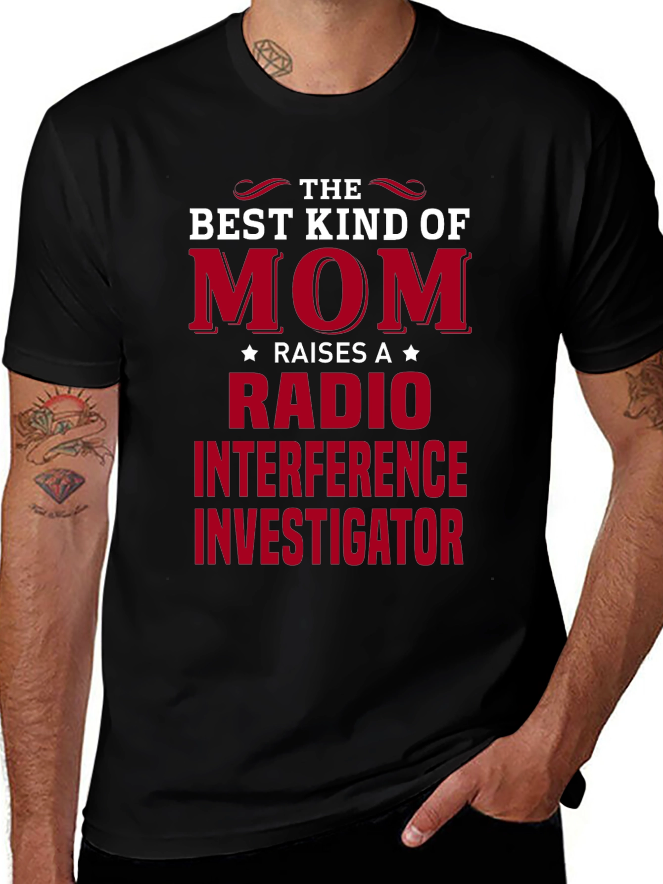 Radio Interference Investigator Mom T-Shirt