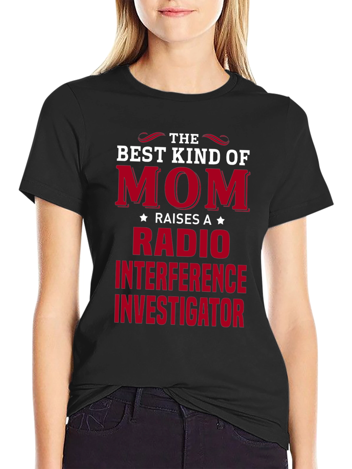 Radio Interference Investigator Mom T-Shirt