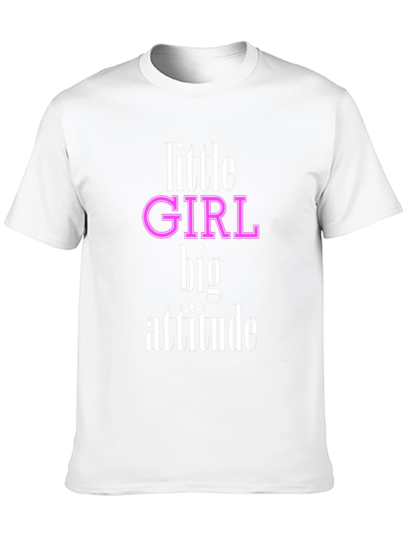 Little Girl Big Attitude Graphic Tee