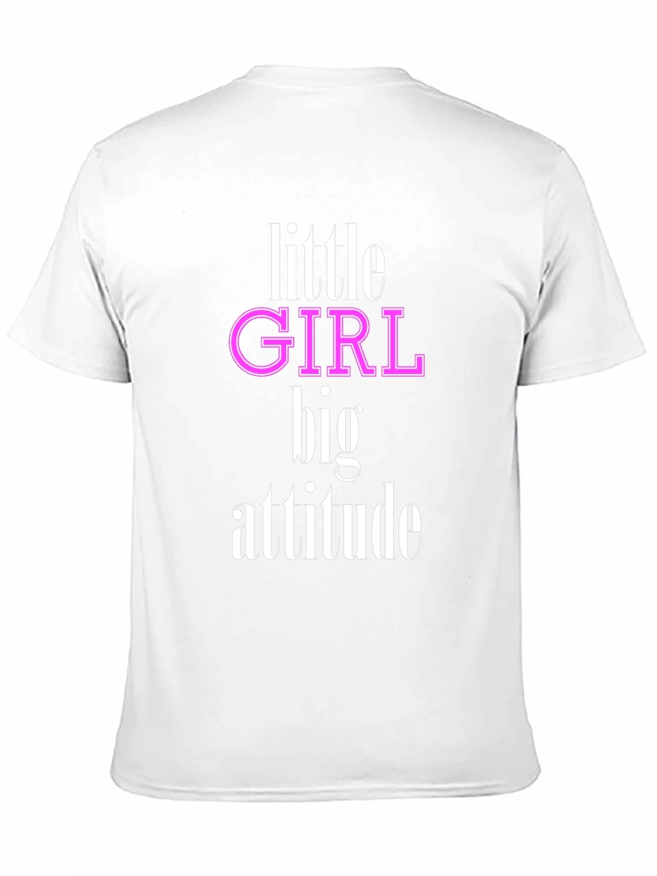 Little Girl Big Attitude Graphic Tee