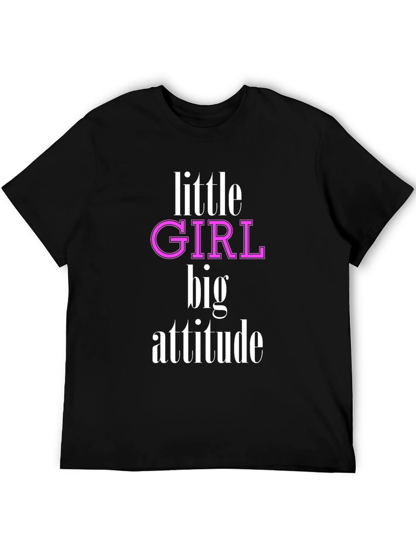 Little Girl Big Attitude Graphic Tee