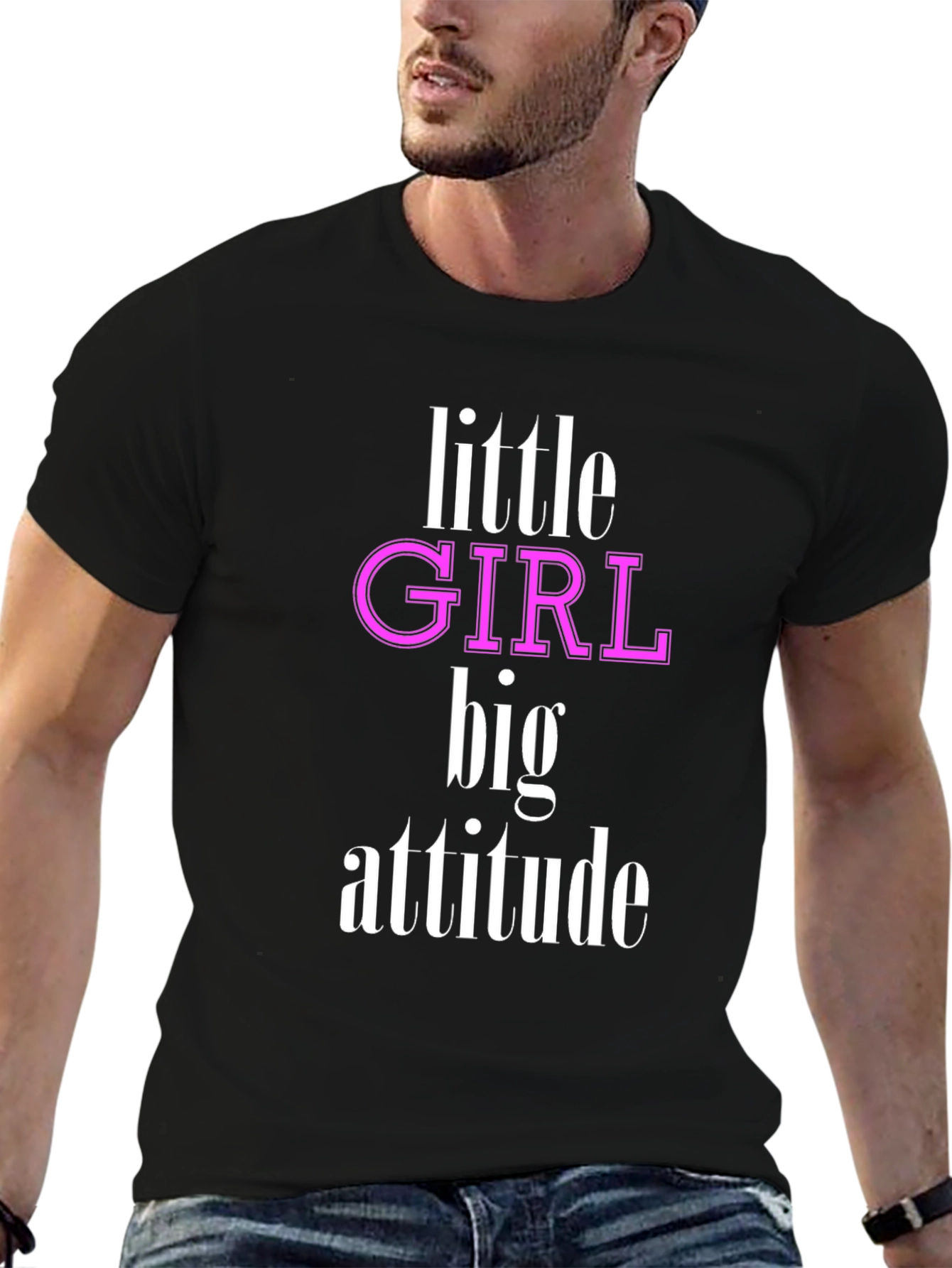 Little Girl Big Attitude Graphic Tee
