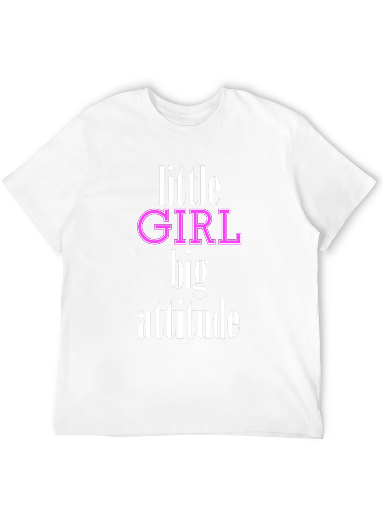 Little Girl Big Attitude Graphic Tee