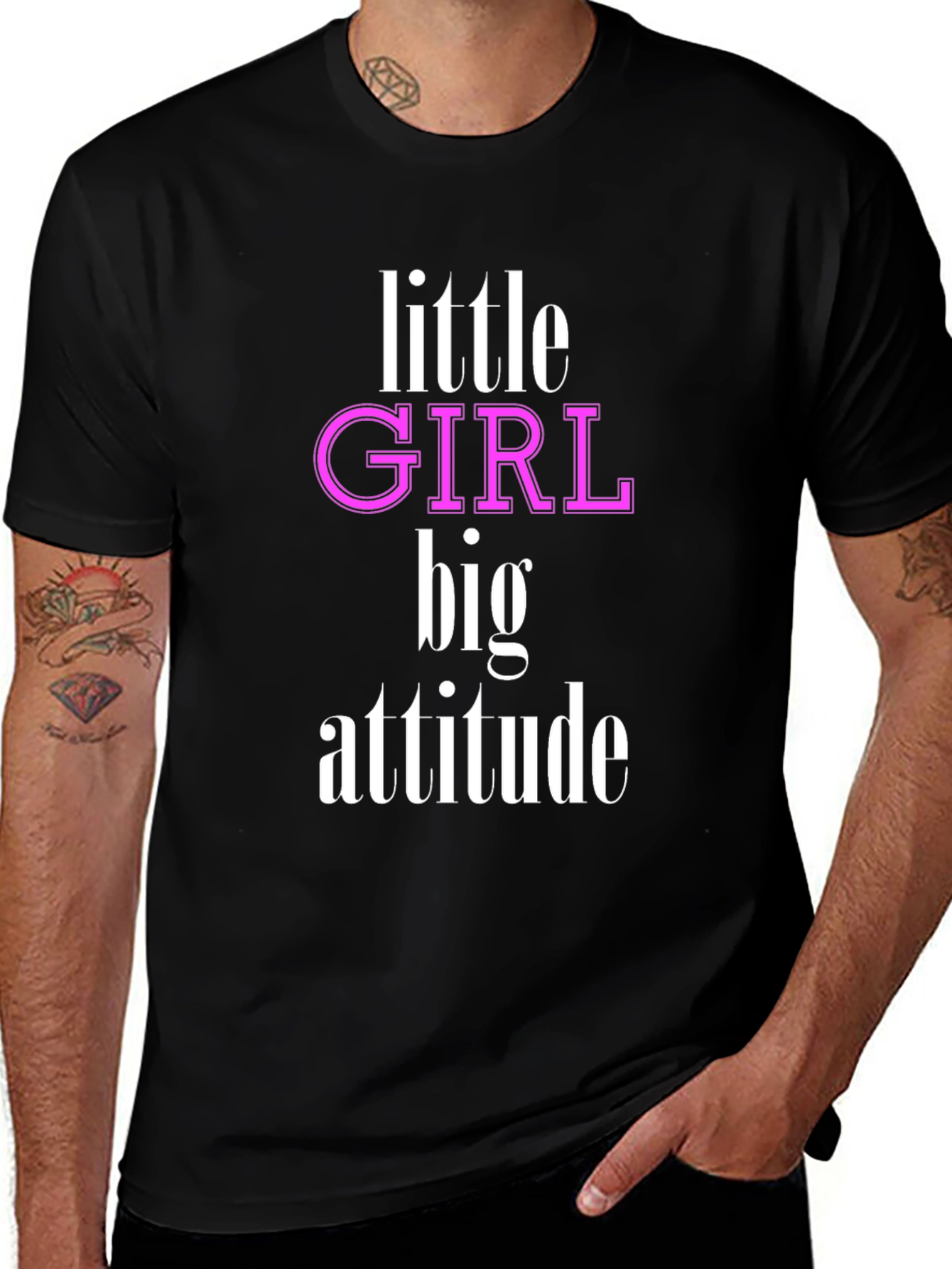 Little Girl Big Attitude Graphic Tee