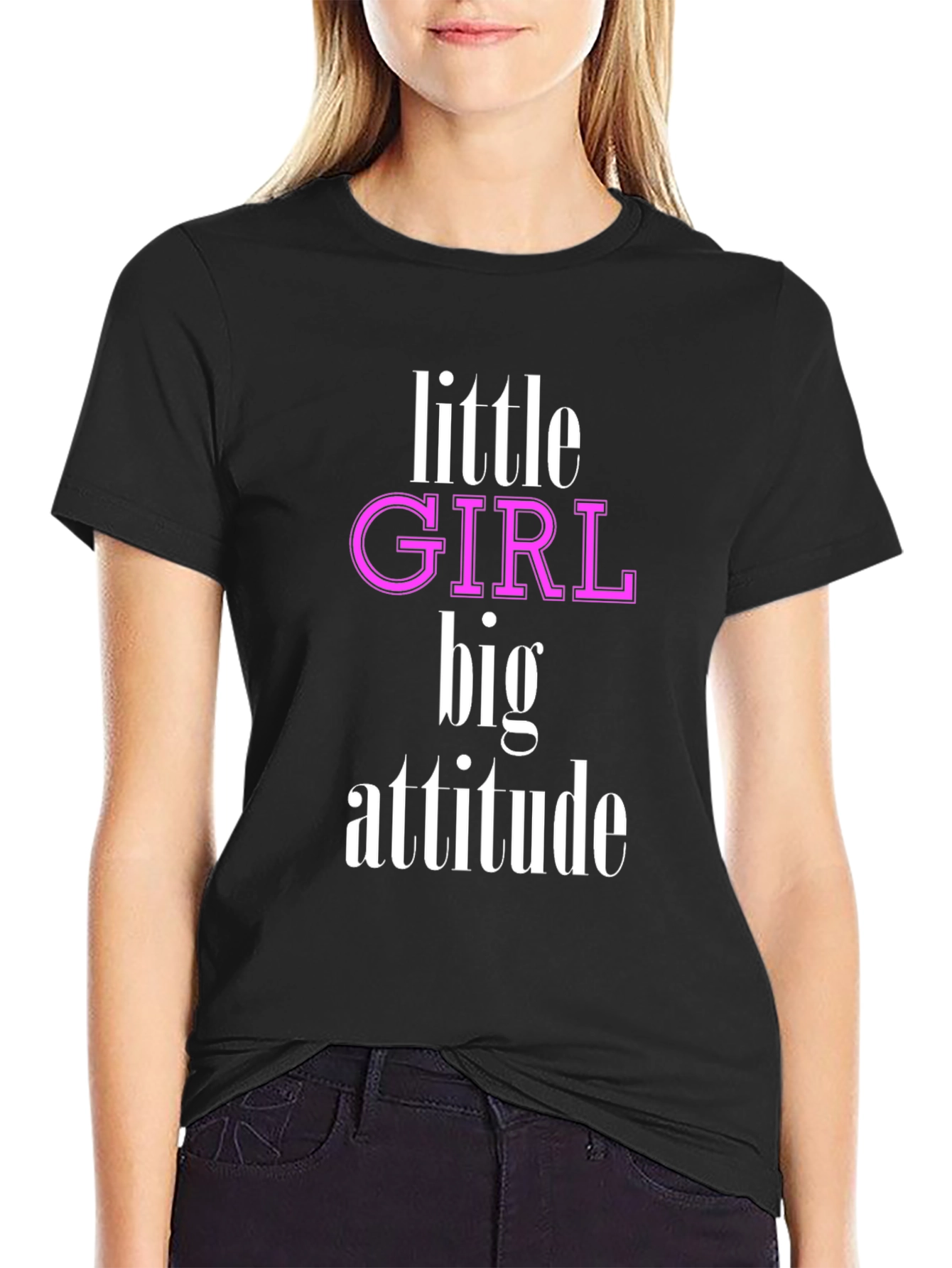 Little Girl Big Attitude Graphic Tee