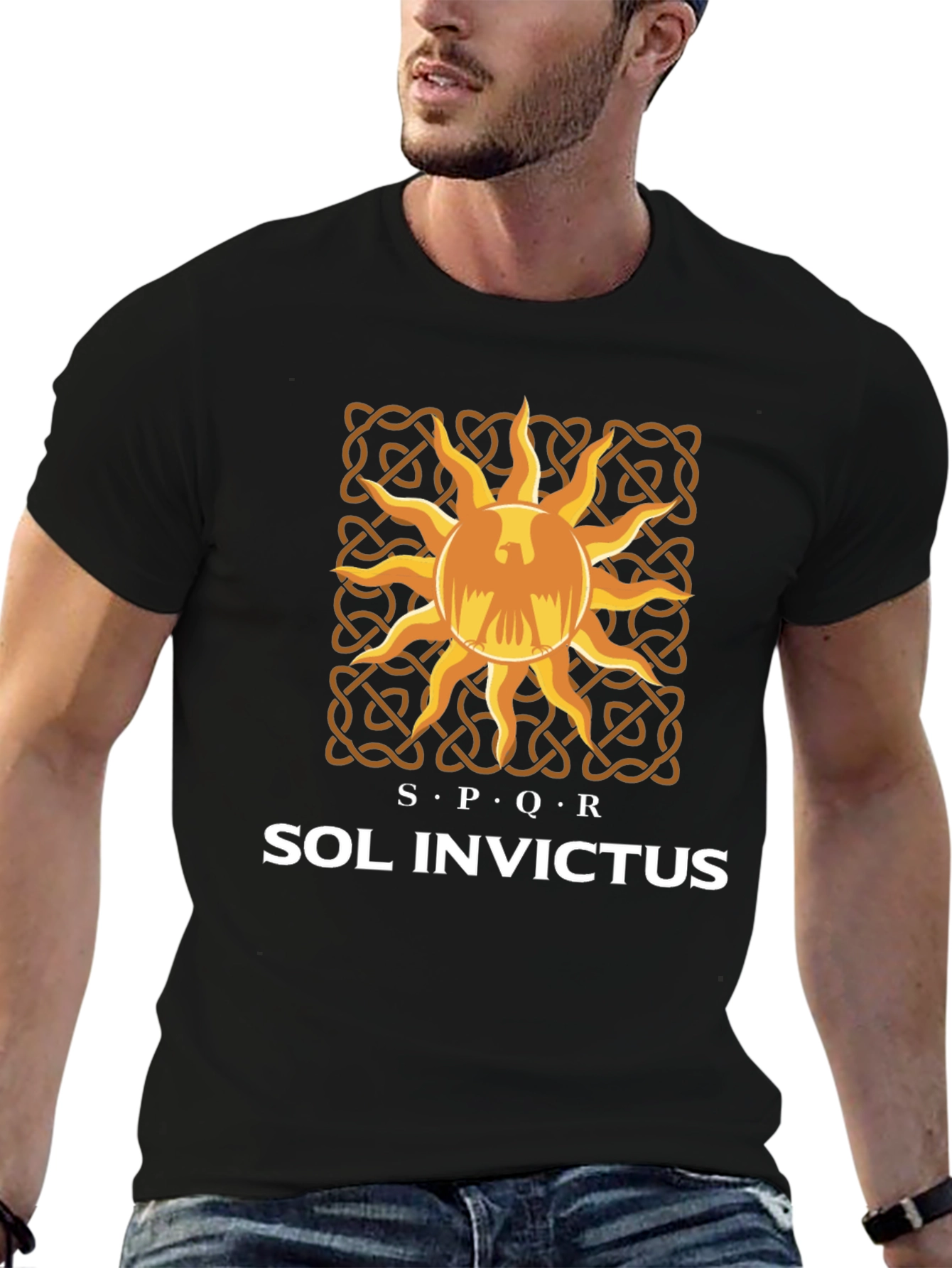 Sol Invictus Graphic Tee - Roman Sun God T-Shirt