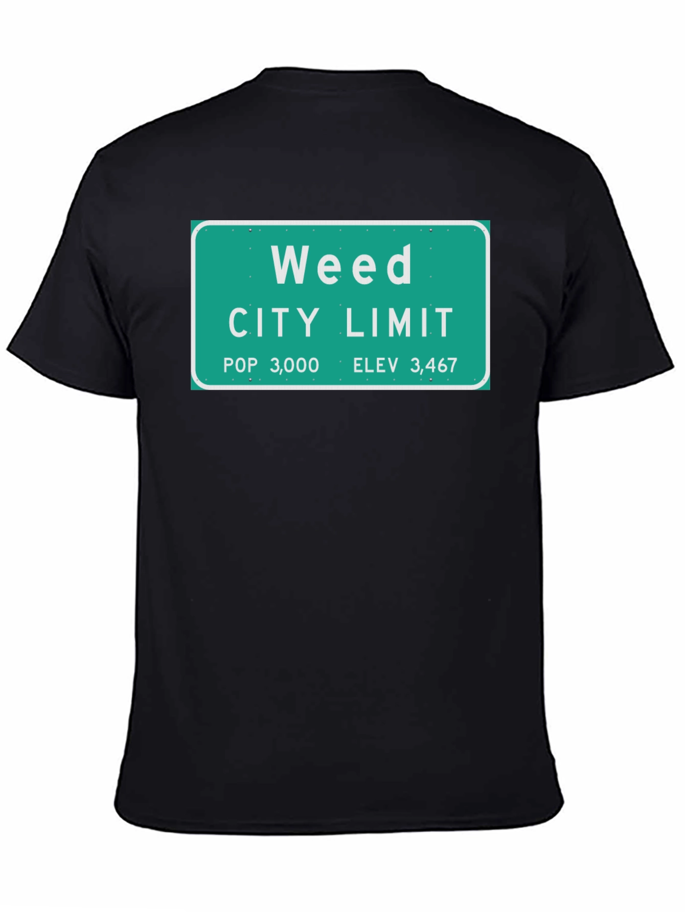 Weed City Limit T-Shirt - Novelty Graphic Tee