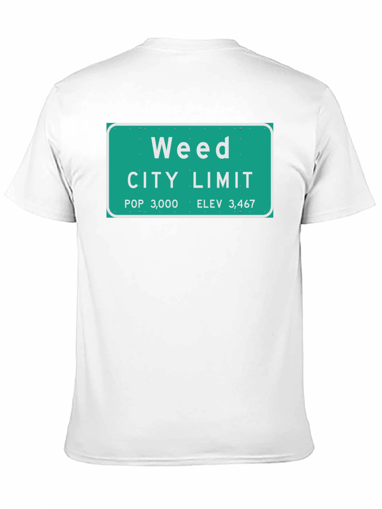 Weed City Limit T-Shirt - Novelty Graphic Tee