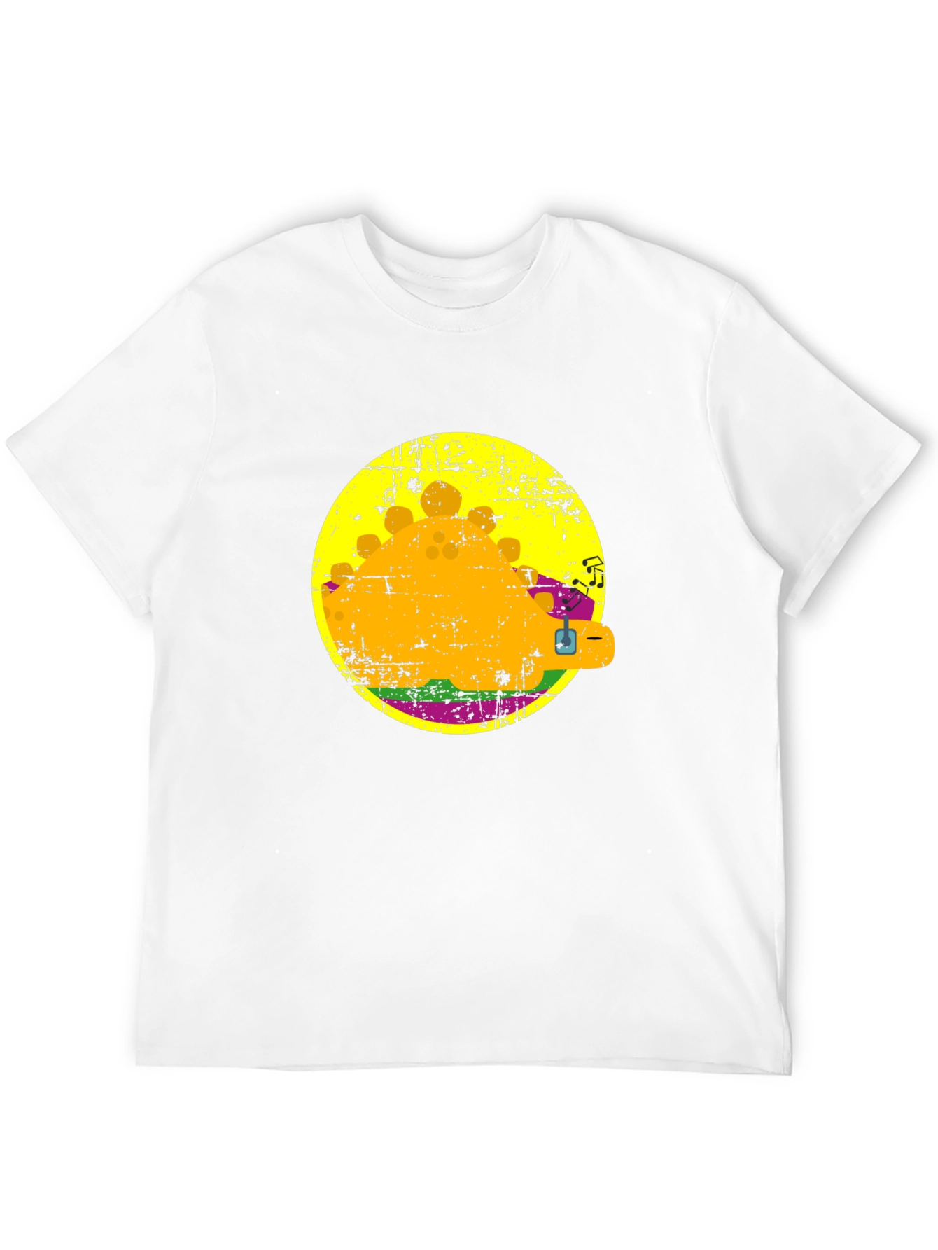 Retro Burger Graphic Tee - Black Cotton T-Shirt