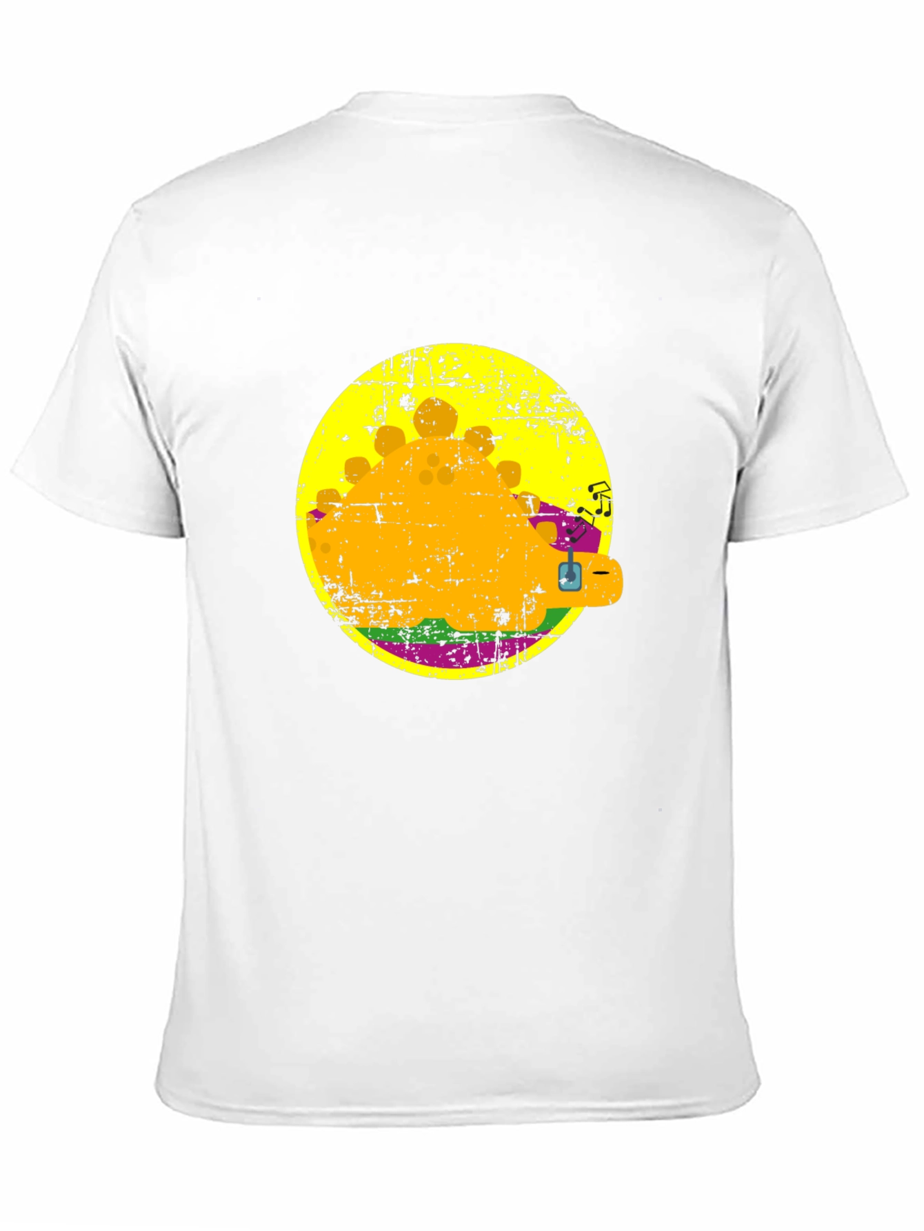 Retro Burger Graphic Tee - Black Cotton T-Shirt