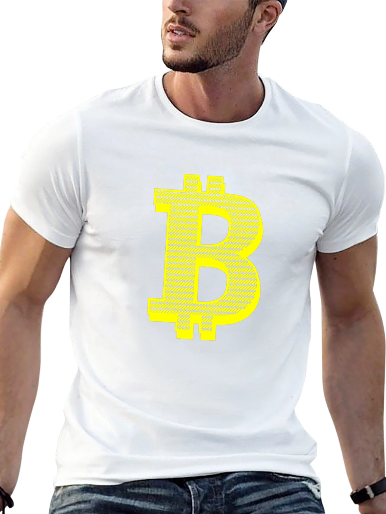 Bitcoin Black Tee - Crypto Currency Inspired
