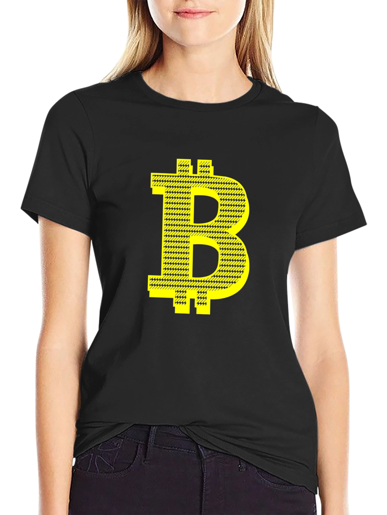Bitcoin Black Tee - Crypto Currency Inspired