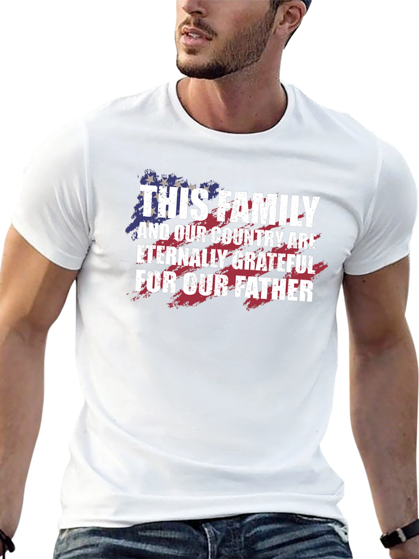 Grateful Family Patriotic T-Shirt