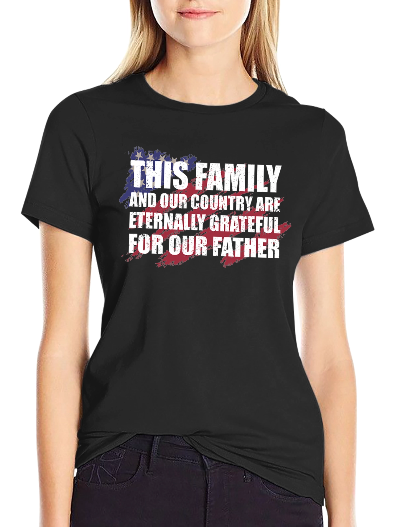 Grateful Family Patriotic T-Shirt